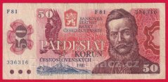 Československo - 50 Korún 1987 F 81