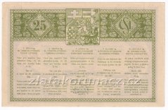 Los - 15 kč - 25. Československá třídní loterie V. - E 1931