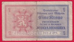 1 koruna 1940 D 078