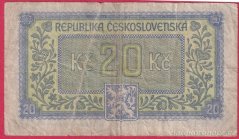 20 Kčs b.l.1945 NC