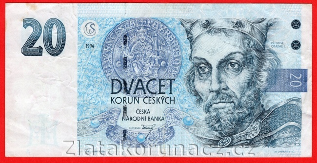 Česká republika - 20 Korun 1994 B 02