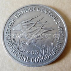 Afrika - Centrální - 50 francs 1963