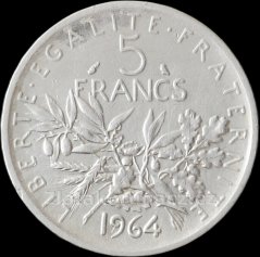 Francie - 5 francs 1964
