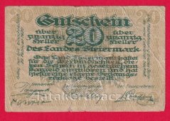 Steiermark - 20 haléřů - 1920