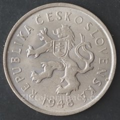 2 koruna 1948