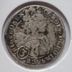 3 krejcar - 1716 Vídeň
