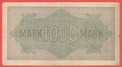 Německo - 1000 mark 15.9.1922 - série Aa-GB