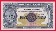 Anglie - 5 Pounds 1948 British Armed Forces - 2. série