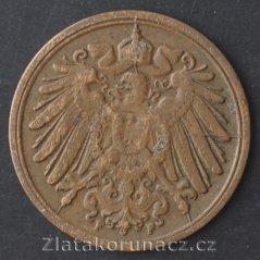 Německo - 1 Reich Pfennig 1906 F