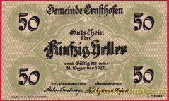 Ernsthofen - 50 haléřů - 1920