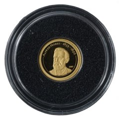Zlatá mince Mongolsko - 500 Togrogů 2007 - Alfred Nobel