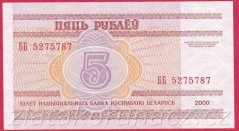 Bělorusko - 5 Rublů 2000