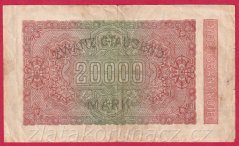 Německo - 20.000 mark 20.2.1923 - série G-KH