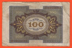 Německo - 100 Mark 1.11.1920 - série S-F