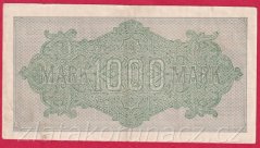 Německo - 1000 mark 15.9.1922 - série L-HD