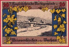 Weissenkirchen - 20 haléřů - 1920 - barevná