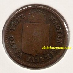 1 krejcar F.J.I.-1878 KB