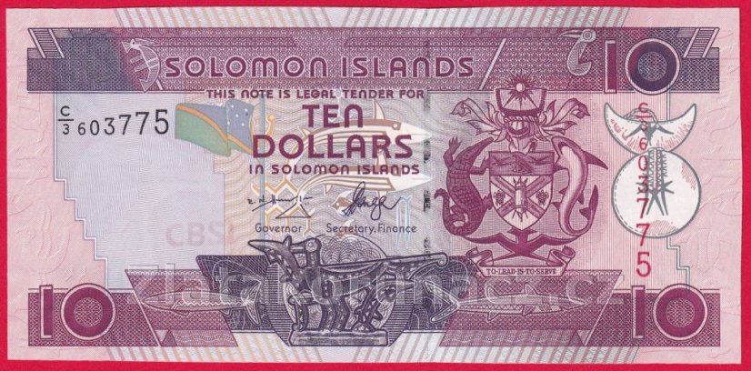 Šalamounovy ostrovy - 10 Dollars 2009