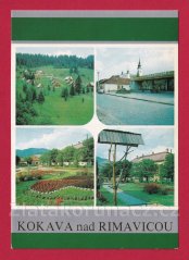 Kokava nad Rimavicou - pohled na obec