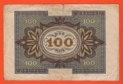 Německo - 100 Mark 1.11.1920 - série W-P
