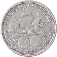 USA - 1/2 dollar 1893 - Kolumbova výstava