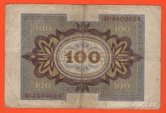 Německo - 100 Mark 1.11.1920 - série R-F