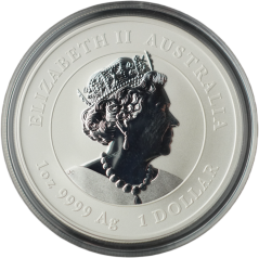 Austrálie - 1 Dollar 2021 Rok Buvola - Pozlacená