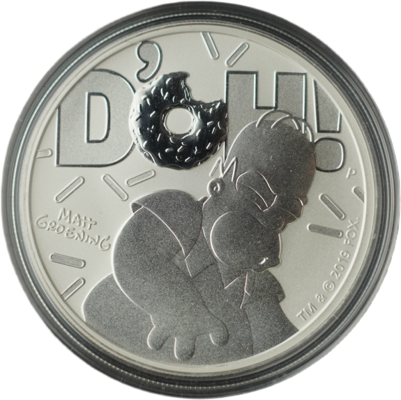 DOH! Homer Simpson - 1 Dollar Tuvalu 2019