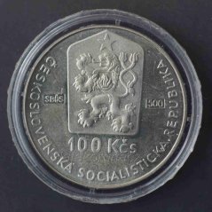 1990 - 100Kčs - Velká Pardubická  Proof - nevydaná