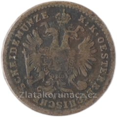 1 krejcar F.J.I.-1863 E
