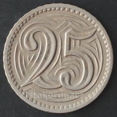 25 haléř 1933
