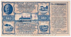 Los - 5 Kč - Dobudování poutního a exercičního domu - r.1926