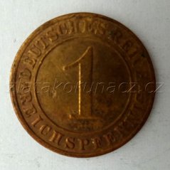 Německo - 1 Reichspfennig 1927 E