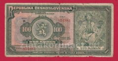 100 korun 1920 H