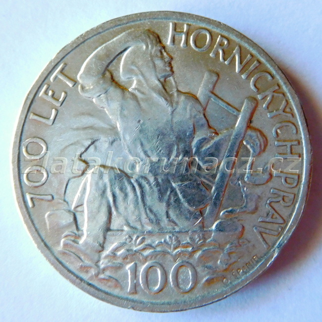 Hornické právo - 100Kčs 1949