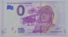 0 Euro souvenir - Štefánik Letec