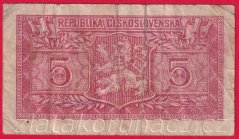5 Kčs 1949 A 12