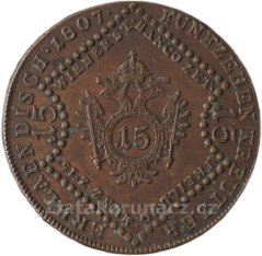 15 Krejcar 1807 A