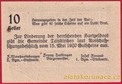 Taiskirchen - 10 haléřů - 1920