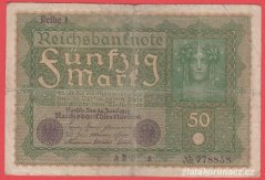 Německo - 50 mark 24.6.1919 - série ABIa-pořadí 1