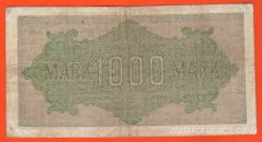 Německo - 1000 mark 15.9.1922 - série S-KH