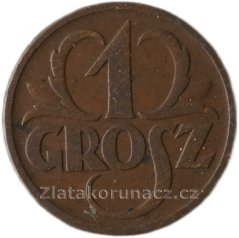Polsko - 1 grosz 1935