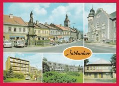 Jablunkov - náměstí, radnice, nová výstavba