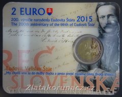 Výroční 2€ 2015 - 200. výročie narodenia Ludovíta Štúra