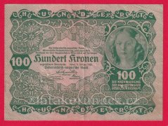 Rakousko - 100 Kronen 1922 1019