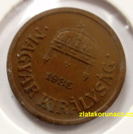Maďarsko - 2 fillér 1935 BP