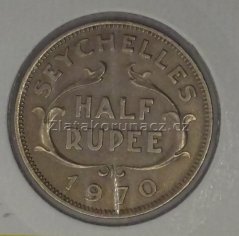 Seychelles - 1/2 ruppe 1970