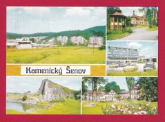 Kamenický Šenov - sídliště, zotavovna ROH Tavba, náměstí