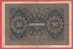 Německo - 50 mark 24.6.1919 - série OHa-pořadí 1