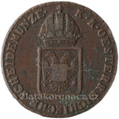 1/2 Krejcar 1816 B